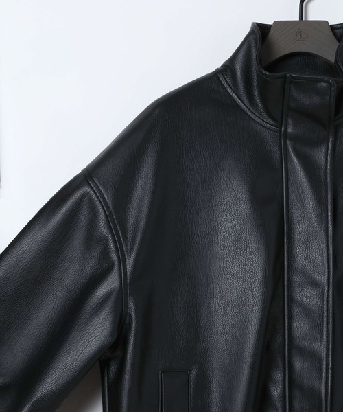 eL（エル）の「【eL】Leather Stand Blouson/636131（ブルゾン・レディース・ブラック/ブラウン・FREE）」の21枚目の写真