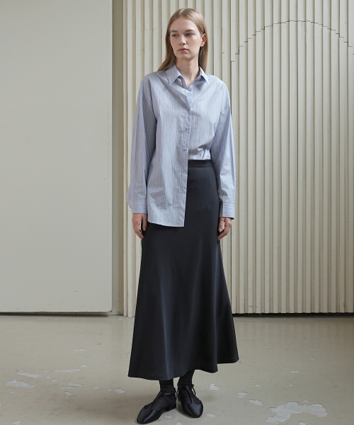 PAUL&ALICE(ポール&アリス)の「LOOSE FIT SHIRT / STRIPE(BLUE)(シャツ/ブラウス・レディース・その他・FREE)」の1枚目の写真