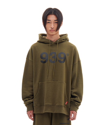 ARCHIVE BOLD（アーカイブボールド）の「939 LOGO HOOD(OLIVE)（パーカー）」