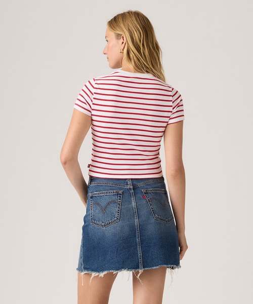 Levi's（リーバイス）の「Levi's/リーバイス エッセンシャル スポーティ Tシャツ（Tシャツ/カットソー・レディース・ホワイト・M/S/XS）」の2枚目の写真