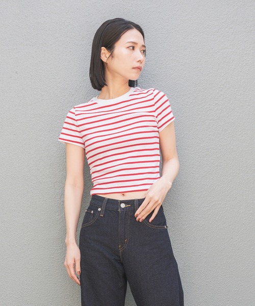 Levi's(リーバイス)の「Levi's/リーバイス エッセンシャル スポーティ Tシャツ(Tシャツ/カットソー・レディース・ホワイト・M/S/XS)」の10枚目の写真