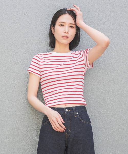 Levi's(リーバイス)の「Levi's/リーバイス エッセンシャル スポーティ Tシャツ(Tシャツ/カットソー・レディース・ホワイト・M/S/XS)」の11枚目の写真