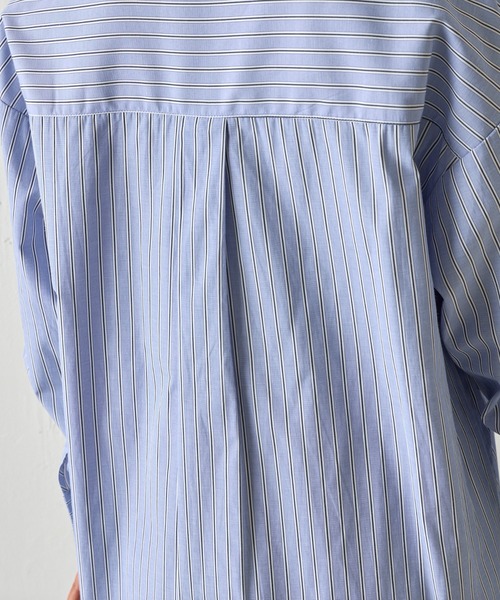 COLONY 2139（コロニートゥーワンスリーナイン）の「ストライプBIGシャツ（シャツ/ブラウス・レディース・ブルー/ピンク・FREE）」の8枚目の写真