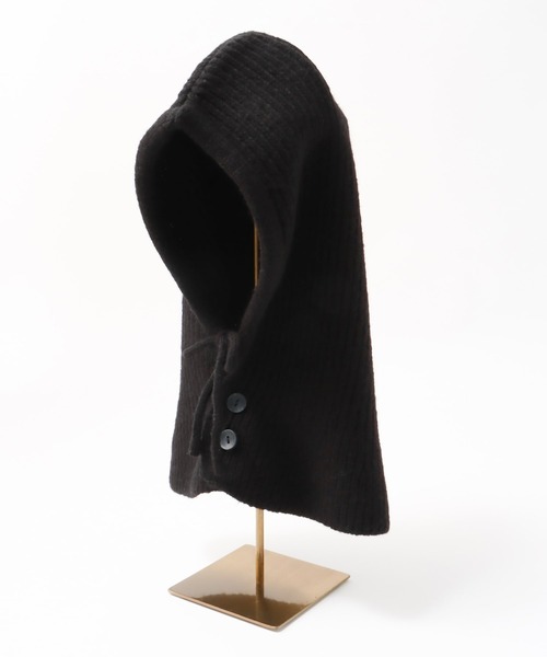 Three Four Time（ｽﾘｰﾌｫｰﾀｲﾑ）の「プレーンニットバラクラバ（ニットキャップ/ビーニー・レディース・ブルー/ブラック・FREE）」の16枚目の写真