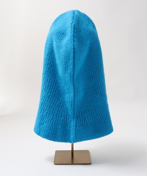 Three Four Time（ｽﾘｰﾌｫｰﾀｲﾑ）の「プレーンニットバラクラバ（ニットキャップ/ビーニー・レディース・ブルー/ブラック・FREE）」の21枚目の写真