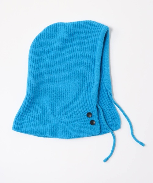 Three Four Time（ｽﾘｰﾌｫｰﾀｲﾑ）の「プレーンニットバラクラバ（ニットキャップ/ビーニー・レディース・ブルー/ブラック・FREE）」の22枚目の写真