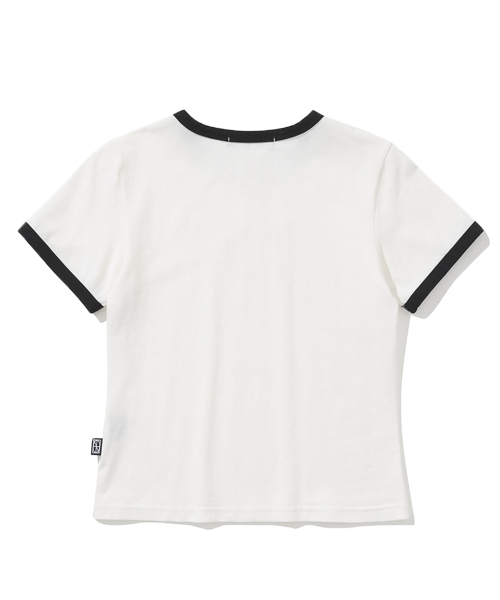 NOT4NERD(ノットフォーナード)の「W 小さな空飛ぶ角のある虎のリンガー T シャツ - アイボリー(Tシャツ/カットソー・レディース・その他・FREE)」の3枚目の写真