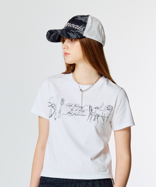 LARTIGENT(ラーティゼン)の「L15 PARTY T-SHIRT(WHITE)(Tシャツ/カットソー・レディース・その他・FREE)」の3枚目の写真