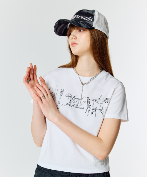 LARTIGENT(ラーティゼン)の「L15 PARTY T-SHIRT(WHITE)(Tシャツ/カットソー・レディース・その他・FREE)」の4枚目の写真