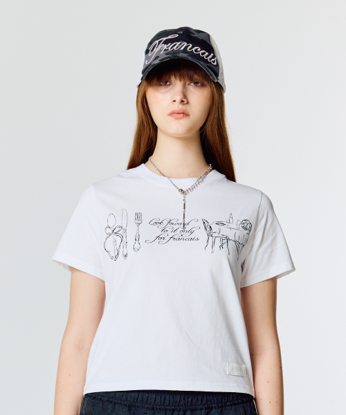 LARTIGENT(ラーティゼン)の「L15 PARTY T-SHIRT(WHITE)(Tシャツ/カットソー・レディース・その他・FREE)」の5枚目の写真