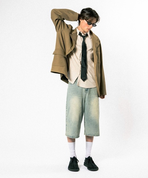 Elanque(エランク)の「tailored jacket / テーラードジャケット(テーラードジャケット・メンズ・グレー/ブラウン・MEDIUM/LARGE)」の18枚目の写真