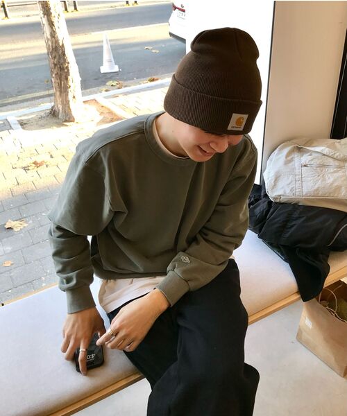EASTGATE(イーストゲート)の「ピグメントコンパクトスウェットシャツオリーブ(スウェット・レディース・その他・SMALL/MEDIUM/LARGE/X-LARGE)」の12枚目の写真