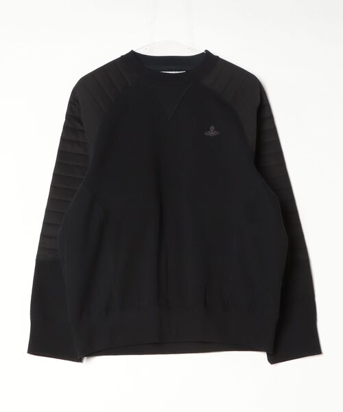 Vivienne Westwood MAN(ヴィヴィアンウエストウッドマン)の「HERRINGBONE RAGLAN 長袖Tシャツ(Tシャツ/カットソー・メンズ・ブラック・FREE)」の1枚目の写真