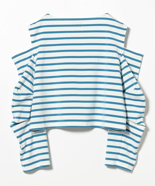 maturely(マチュアリー)の「maturely / ボーダー オープン ショルダー ロングスリーブ カットソー(Tシャツ/カットソー・レディース・ネイビー/ロイヤルブルー・ONE SIZE)」の19枚目の写真