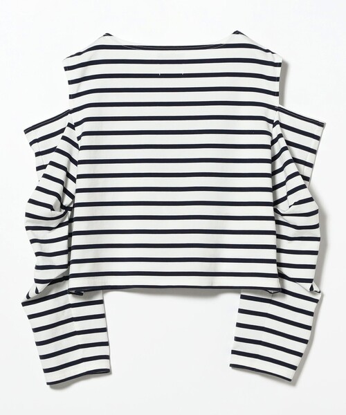 maturely(マチュアリー)の「maturely / ボーダー オープン ショルダー ロングスリーブ カットソー(Tシャツ/カットソー・レディース・ネイビー/ロイヤルブルー・ONE SIZE)」の22枚目の写真