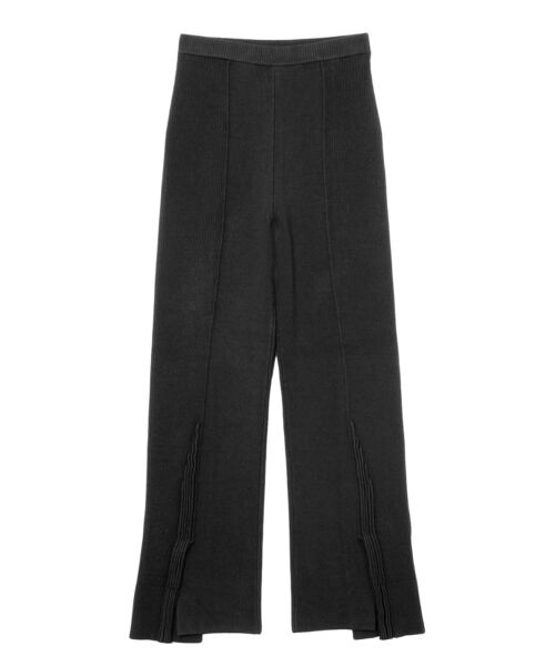UN3D.(アンスリード)の「PIN TUCK CENTER VENTS PANTS(その他パンツ・レディース・ブラック/グレー/ブルー・38/36)」の2枚目の写真