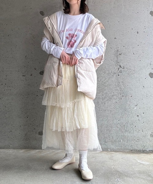 etta(エタ)の「プリントベアロンT/長袖Tシャツ(Tシャツ/カットソー・レディース・ホワイト・MEDIUM/LARGE/SMALL)」の6枚目の写真