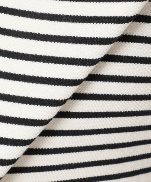 OUTDOOR PRODUCTS（アウトドアプロダクツ）の「≪/WEB限定カラーあり≫ボリュームスリーブボーダープルオーバー（Tシャツ/カットソー・レディース・グレー/レッド/ブラウン/ブラック・FREE）」の19枚目の写真