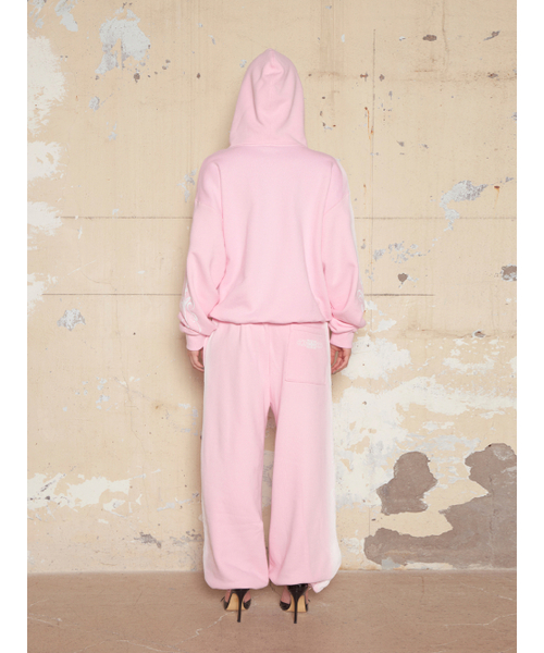 HILLDA（ヒルダ）の「スモッグモチーフワイドストリングスウェットパンツ[ピンク]（スウェットパンツ・レディース・その他・FREE）」の3枚目の写真