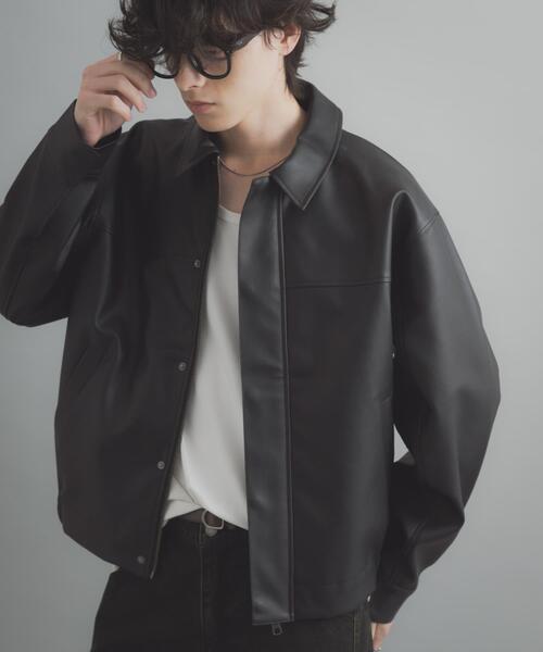 SENSE OF PLACE by URBAN RESEARCH(センスオブプレイスバイアーバンリサーチ)の「FLジップブルゾン(ブルゾン・メンズ・ブラック/ライトベージュ・LARGE/MEDIUM)」の2枚目の写真