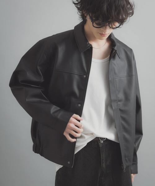 SENSE OF PLACE by URBAN RESEARCH(センスオブプレイスバイアーバンリサーチ)の「FLジップブルゾン(ブルゾン・メンズ・ブラック/ライトベージュ・LARGE/MEDIUM)」の5枚目の写真