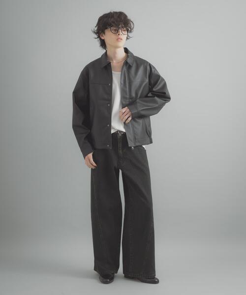 SENSE OF PLACE by URBAN RESEARCH(センスオブプレイスバイアーバンリサーチ)の「FLジップブルゾン(ブルゾン・メンズ・ブラック/ライトベージュ・LARGE/MEDIUM)」の9枚目の写真