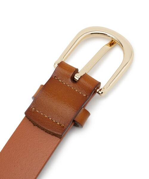 SHOO・LA・RUE（シューラルー）の「シンプル牛革ベルト（3cm巾）（ベルト・レディース・キャメル/ブラック/ブラウン系その他・00）」の7枚目の写真