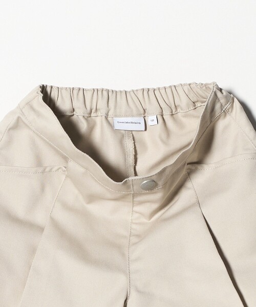 green label relaxing（グリーンレーベルリラクシング）の「ツイルタック キュロットパンツ 100cm-160cm（その他パンツ・キッズ・ベージュ・140cm/160cm/120cm/130cm/150cm/100cm/110cm）」の8枚目の写真