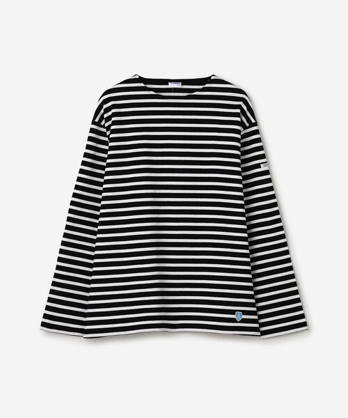 ORCIVAL（オーシバル）の「ORCIVAL | コットンロード クルーネック ワイドフレンチバスクTシャツ MEN（Tシャツ/カットソー・メンズ・イエロー系その他/ブルー系その他2/ホワイト系その他5/グレー系その他/ブラウン系その他2/ブラック系その他/ブルー系その他/レッド系その他・3/4/5）」の3枚目の写真