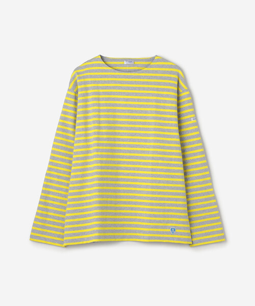 ORCIVAL（オーシバル）の「ORCIVAL | コットンロード クルーネック ワイドフレンチバスクTシャツ MEN（Tシャツ/カットソー・メンズ・イエロー系その他/ブルー系その他2/ホワイト系その他5/グレー系その他/ブラウン系その他2/ブラック系その他/ブルー系その他/レッド系その他・3/4/5）」の8枚目の写真