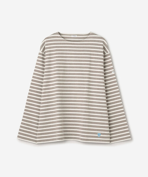 ORCIVAL（オーシバル）の「ORCIVAL | コットンロード クルーネック ワイドフレンチバスクTシャツ MEN（Tシャツ/カットソー・メンズ・イエロー系その他/ブルー系その他2/ホワイト系その他5/グレー系その他/ブラウン系その他2/ブラック系その他/ブルー系その他/レッド系その他・3/4/5）」の5枚目の写真