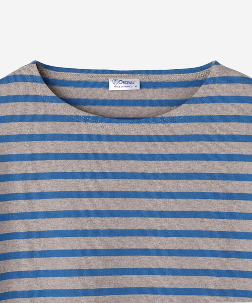 ORCIVAL(オーシバル)の「ORCIVAL | コットンロード クルーネック ワイドフレンチバスクTシャツ MEN(Tシャツ/カットソー・メンズ・イエロー系その他/ブルー系その他2/ホワイト系その他5/グレー系その他/ブラウン系その他2/ブラック系その他/ブルー系その他/レッド系その他・3/4/5)」の13枚目の写真