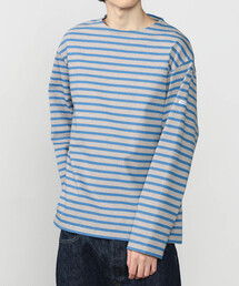 ORCIVAL | ORCIVAL | コットンロード クルーネック ワイドフレンチバスクTシャツ MEN(Tシャツ/カットソー)