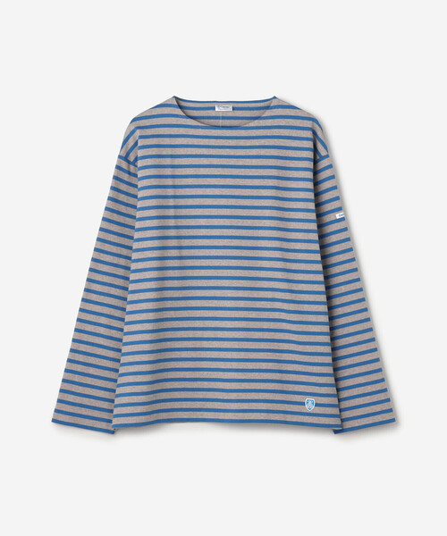 ORCIVAL（オーシバル）の「ORCIVAL | コットンロード クルーネック ワイドフレンチバスクTシャツ MEN（Tシャツ/カットソー・メンズ・イエロー系その他/ブルー系その他2/ホワイト系その他5/グレー系その他/ブラウン系その他2/ブラック系その他/ブルー系その他/レッド系その他・3/4/5）」の10枚目の写真