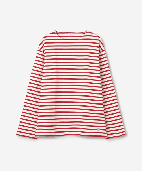 ORCIVAL（オーシバル）の「ORCIVAL | コットンロード クルーネック ワイドフレンチバスクTシャツ MEN（Tシャツ/カットソー・メンズ・イエロー系その他/ブルー系その他2/ホワイト系その他5/グレー系その他/ブラウン系その他2/ブラック系その他/ブルー系その他/レッド系その他・3/4/5）」の9枚目の写真