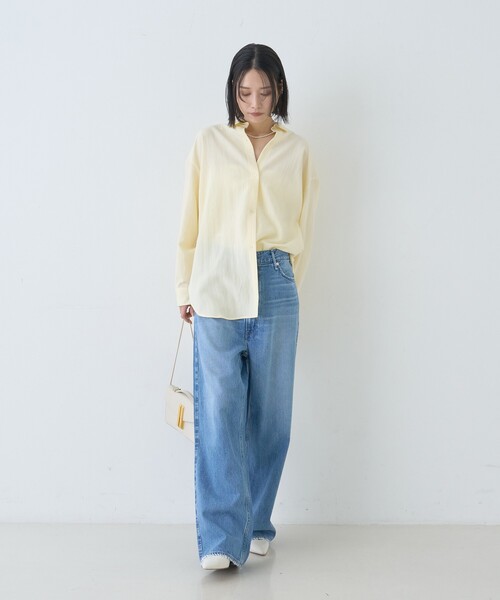 upperhights（アッパーハイツ）の「【upper hights/アッパーハイツ】THE OLIVIA ワイドストレートデニム FETHER JEANS（デニムパンツ・レディース・ブルー・23/24/25/21/22）」の12枚目の写真