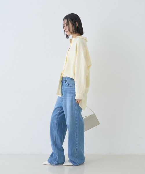 upperhights（アッパーハイツ）の「【upper hights/アッパーハイツ】THE OLIVIA ワイドストレートデニム FETHER JEANS（デニムパンツ・レディース・ブルー・23/24/25/21/22）」の13枚目の写真