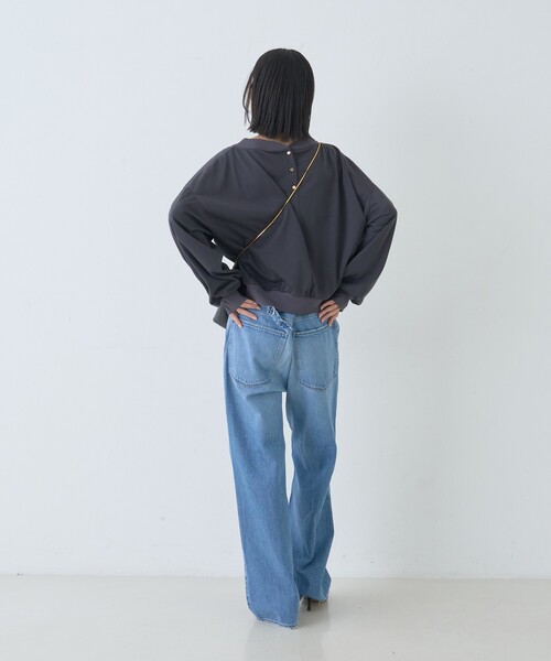 upperhights（アッパーハイツ）の「【upper hights/アッパーハイツ】THE OLIVIA ワイドストレートデニム FETHER JEANS（デニムパンツ・レディース・ブルー・23/24/25/21/22）」の16枚目の写真