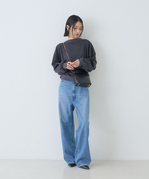 upperhights（アッパーハイツ）の「【upper hights/アッパーハイツ】THE OLIVIA ワイドストレートデニム FETHER JEANS（デニムパンツ・レディース・ブルー・23/24/25/21/22）」の18枚目の写真