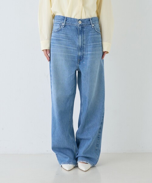 upperhights（アッパーハイツ）の「【upper hights/アッパーハイツ】THE OLIVIA ワイドストレートデニム FETHER JEANS（デニムパンツ・レディース・ブルー・23/24/25/21/22）」の21枚目の写真