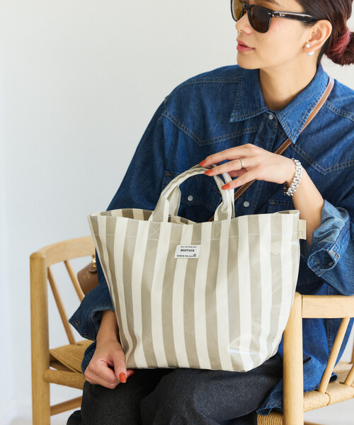 ROOTOTE(ルートート)の「ROOTOTE/ルートート EU.デリ ラミネートW トートバッグ(トートバッグ・メンズ・ブルーグリーン/サックスブルー/イエロー/グレー・ONE SIZE)」の2枚目の写真