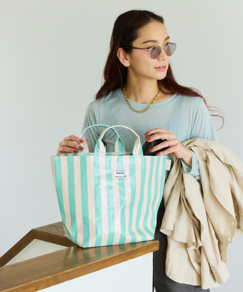 ROOTOTE(ルートート)の「ROOTOTE/ルートート EU.デリ ラミネートW トートバッグ(トートバッグ・メンズ・ブルーグリーン/サックスブルー/イエロー/グレー・ONE SIZE)」の3枚目の写真