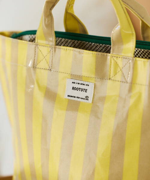 ROOTOTE(ルートート)の「ROOTOTE/ルートート EU.デリ ラミネートW トートバッグ(トートバッグ・メンズ・ブルーグリーン/サックスブルー/イエロー/グレー・ONE SIZE)」の20枚目の写真