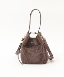 LORISTELLA | 【LORISTELLA/ロリステッラ】キューブワンハンドル雑材コンビバッグ(ショルダーバッグ)