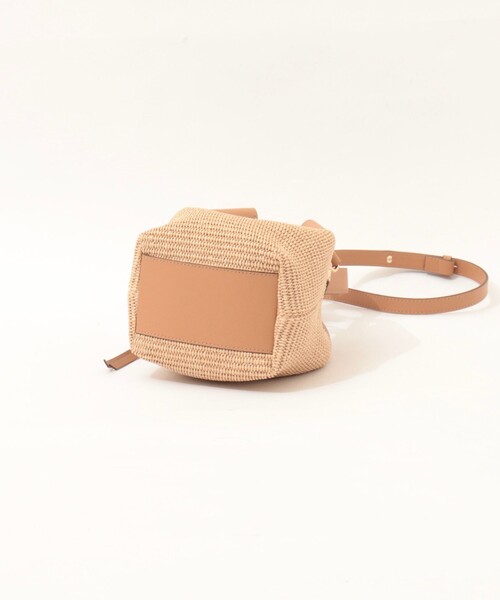 LORISTELLA（ロリステッラ）の「【LORISTELLA/ロリステッラ】キューブワンハンドル雑材コンビバッグ（ショルダーバッグ・レディース・ブラウン/ベージュ・FREE）」の17枚目の写真