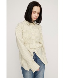 SLY | BUSTIER LAYERED GATHER SH ビスチェレイヤードギャザーシャツ 春服(シャツ/ブラウス)