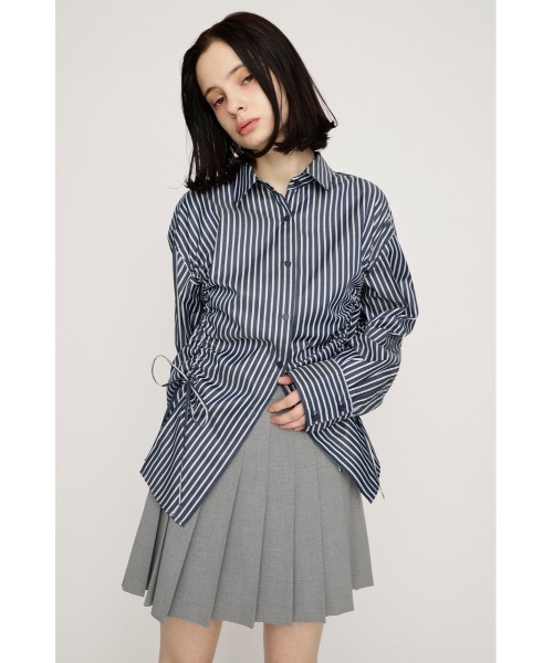 SLY（スライ）の「BUSTIER LAYERED GATHER SH ビスチェレイヤードギャザーシャツ 春服（シャツ/ブラウス・レディース・ブルー系その他/ネイビー系/イエロー系その他・FREE）」の13枚目の写真