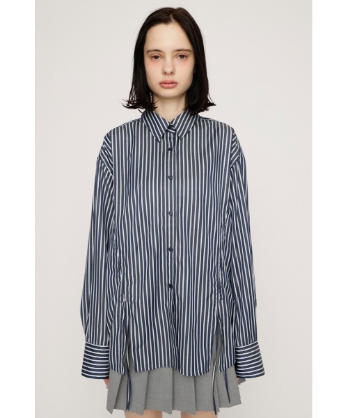 SLY（スライ）の「BUSTIER LAYERED GATHER SH ビスチェレイヤードギャザーシャツ 春服（シャツ/ブラウス・レディース・ブルー系その他/ネイビー系/イエロー系その他・FREE）」の15枚目の写真