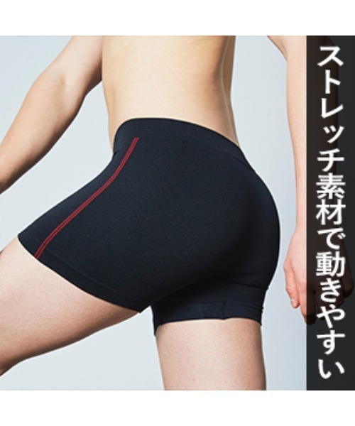 BODY WILD(ボディーワイルド)の「BODY WILD/ボディワイルド ボクサーパンツ 3D-BOXER メッシュタイプ(ボクサーパンツ・メンズ・ネイビー/レッド/ブラック・MEDIUM/LARGE/X-LARGE)」の8枚目の写真