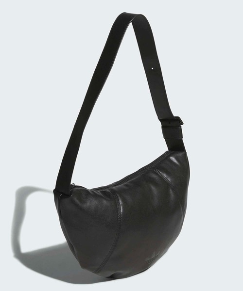 adidas（アディダス）の「スポーティー ホーボー バッグ / アディダスオリジナルス adidas Originals（ショルダーバッグ・メンズ・ブラウン/ブラウン系その他/ブラック・FREE）」の5枚目の写真